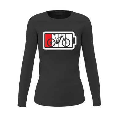 Low Battery Women Long Sleeve Shirt